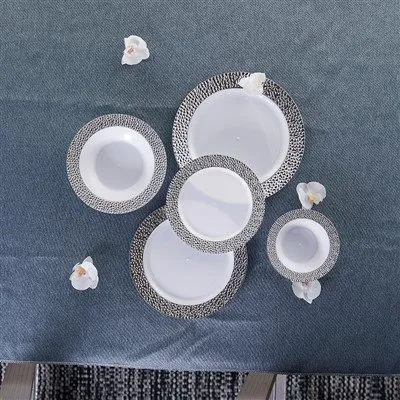 Круглая одноразовая тарелка